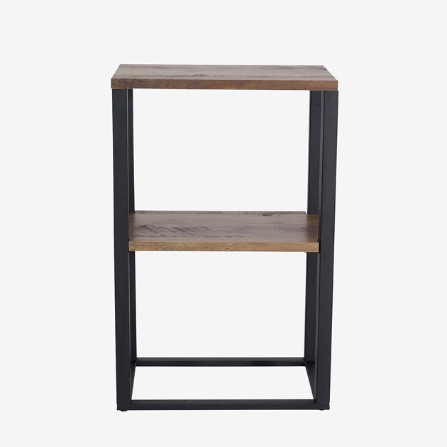 Sängbord Nivå Natur/Svart